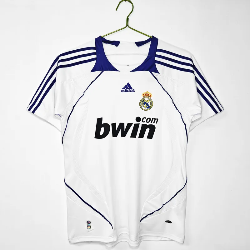 Camiseta Real Madrid 2007/08 LOCAL MANGA CORTA VERSION FAN